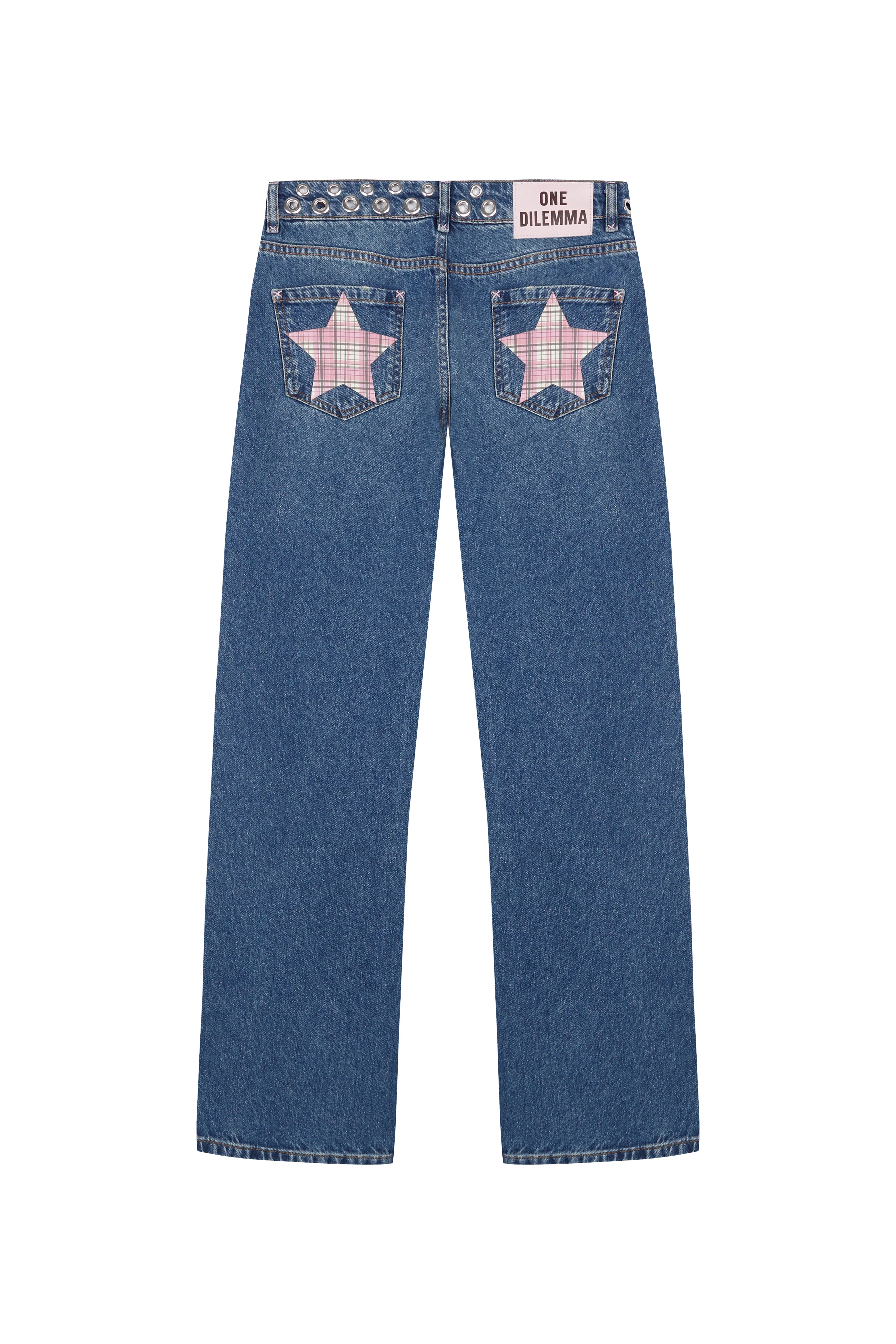 JEANS STRAIGHT HOLE STUDS - Image 3