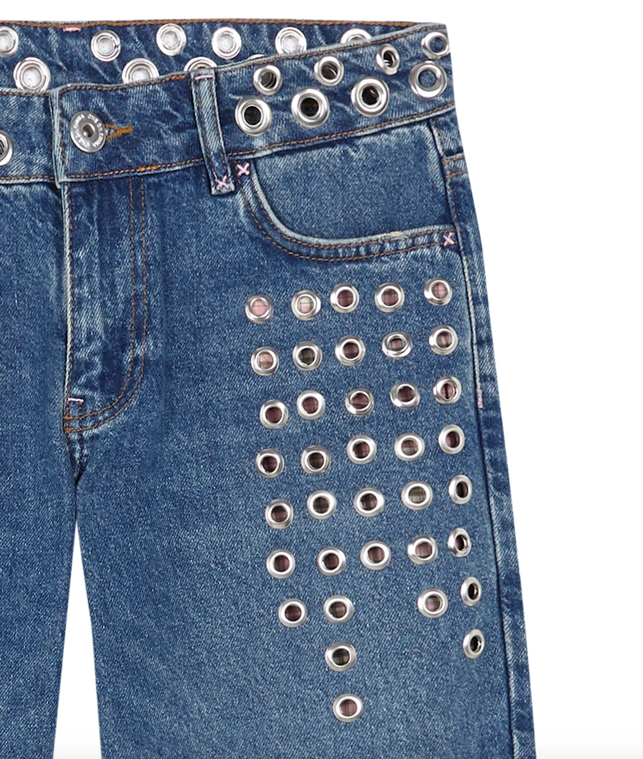JEANS STRAIGHT HOLE STUDS - Image 9