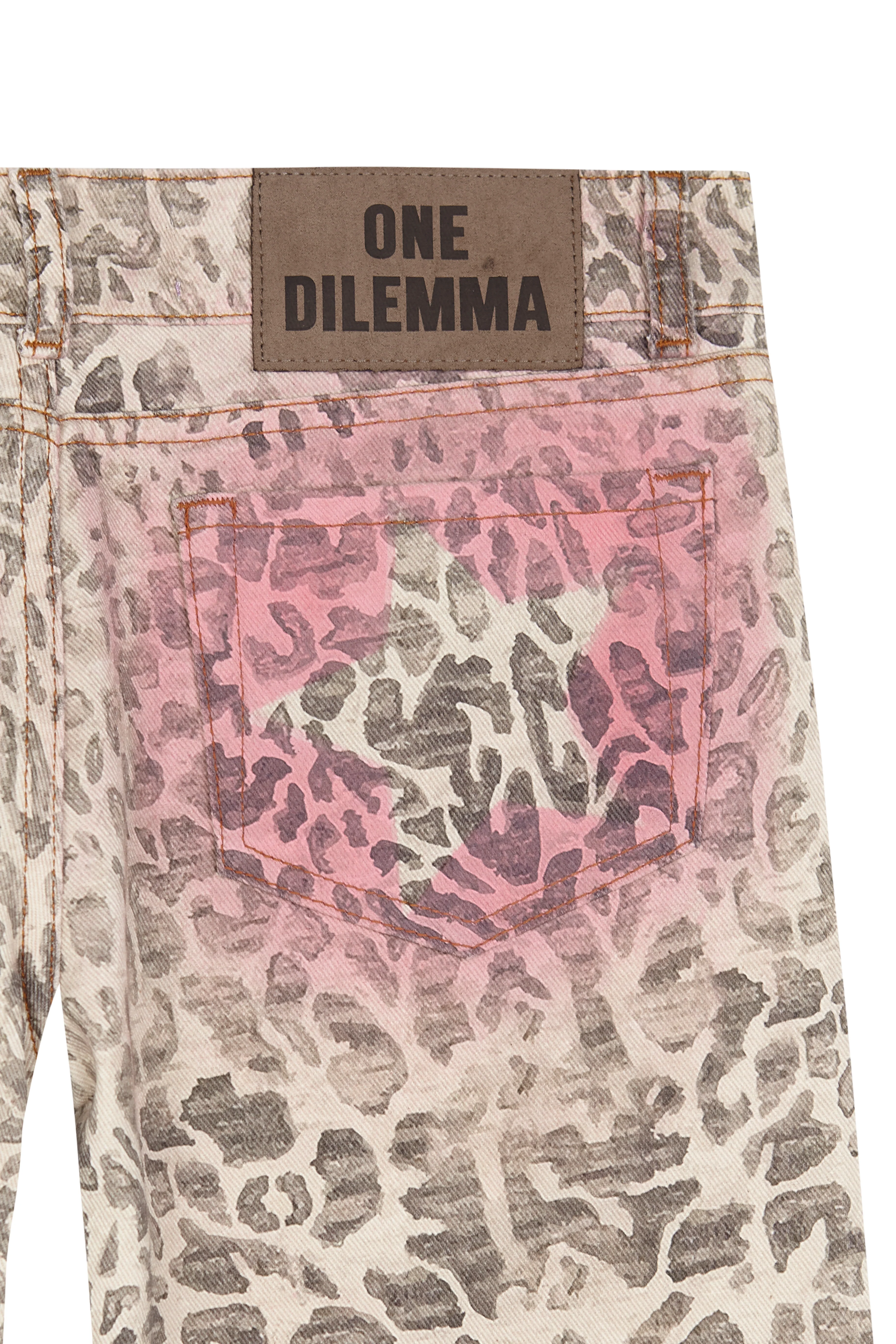 LEOPARD PINK FLASH JEANS - Image 3
