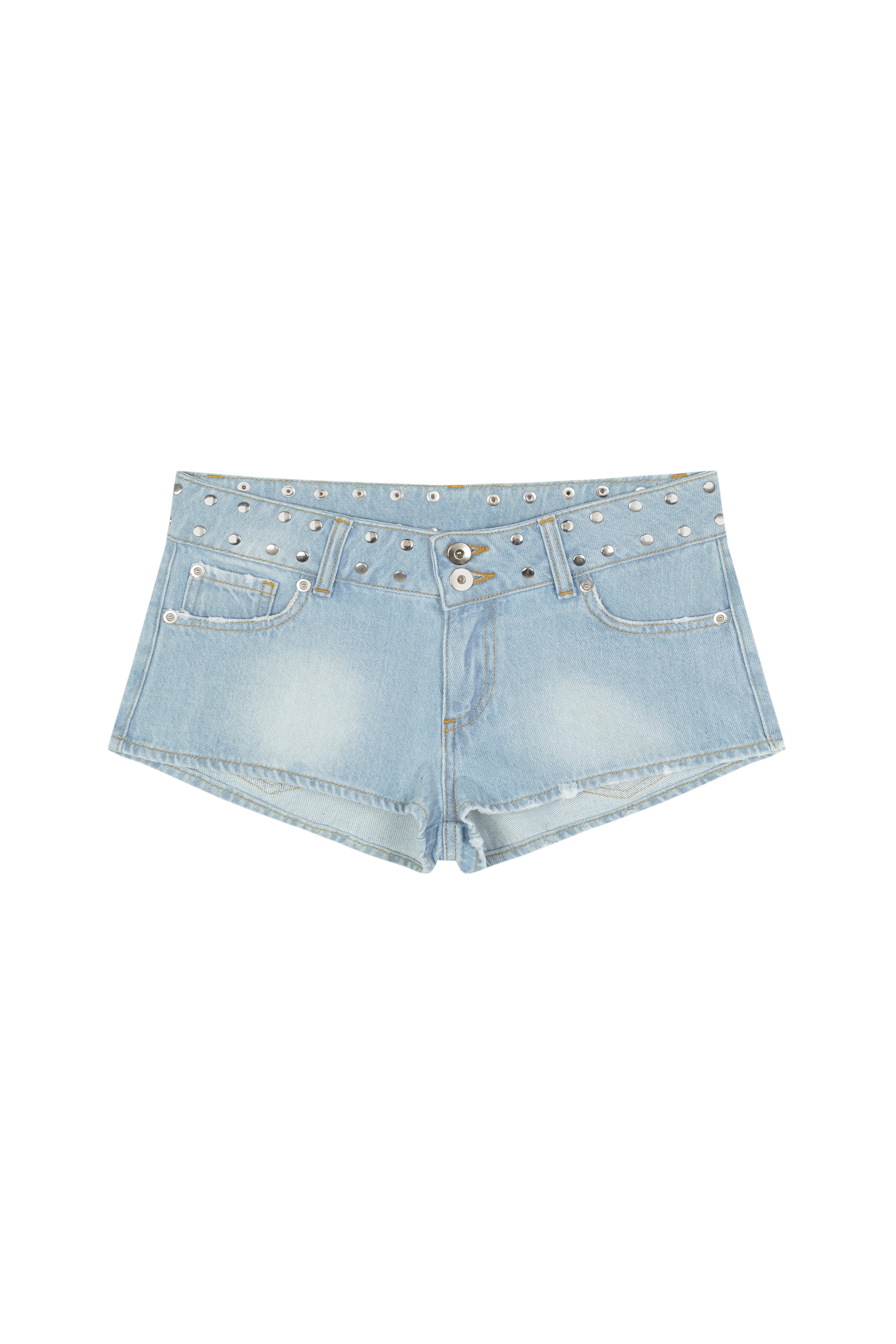 Mini-short blue patches - Image 5