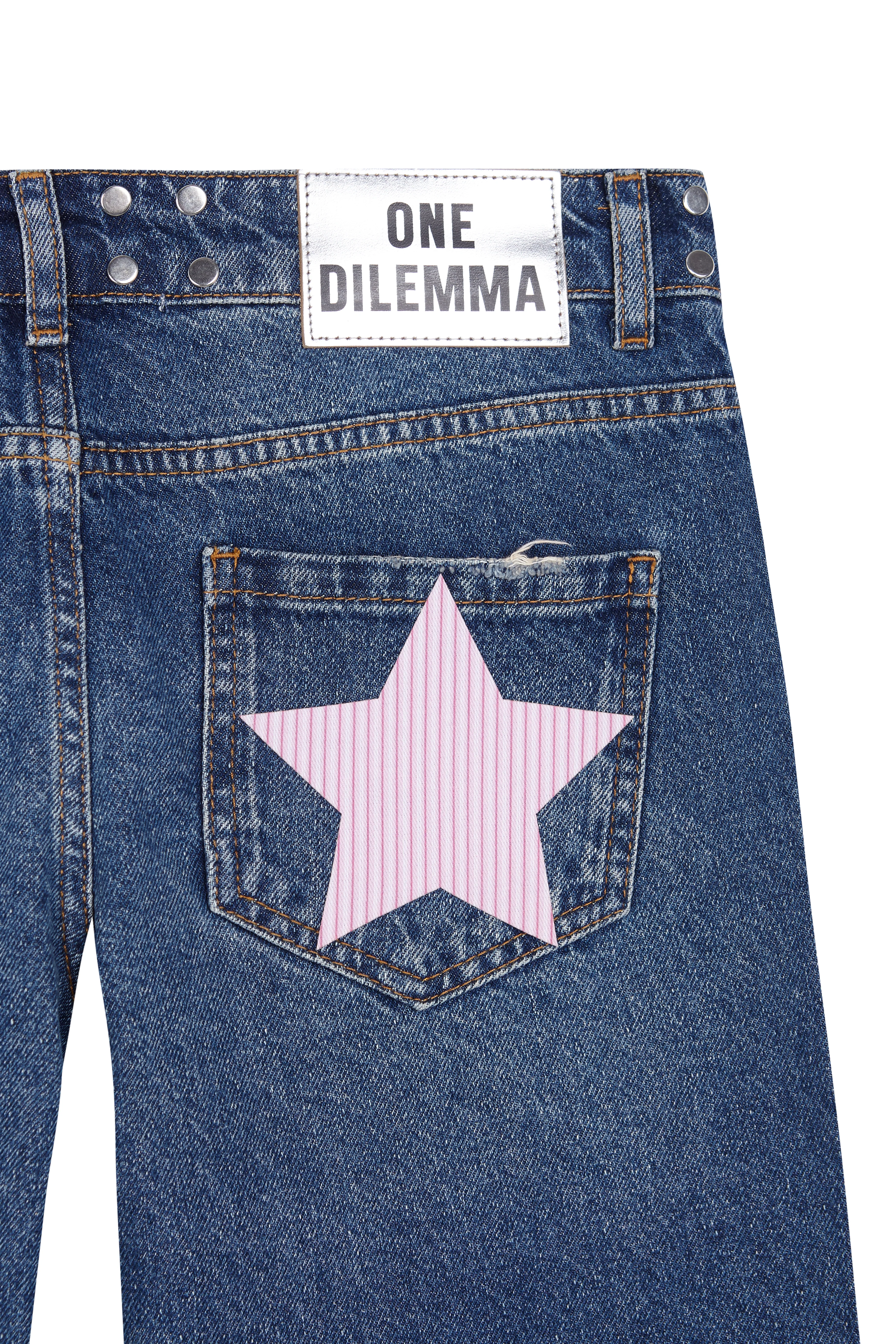RIPPED STRAIGHT JEANS - Image 6