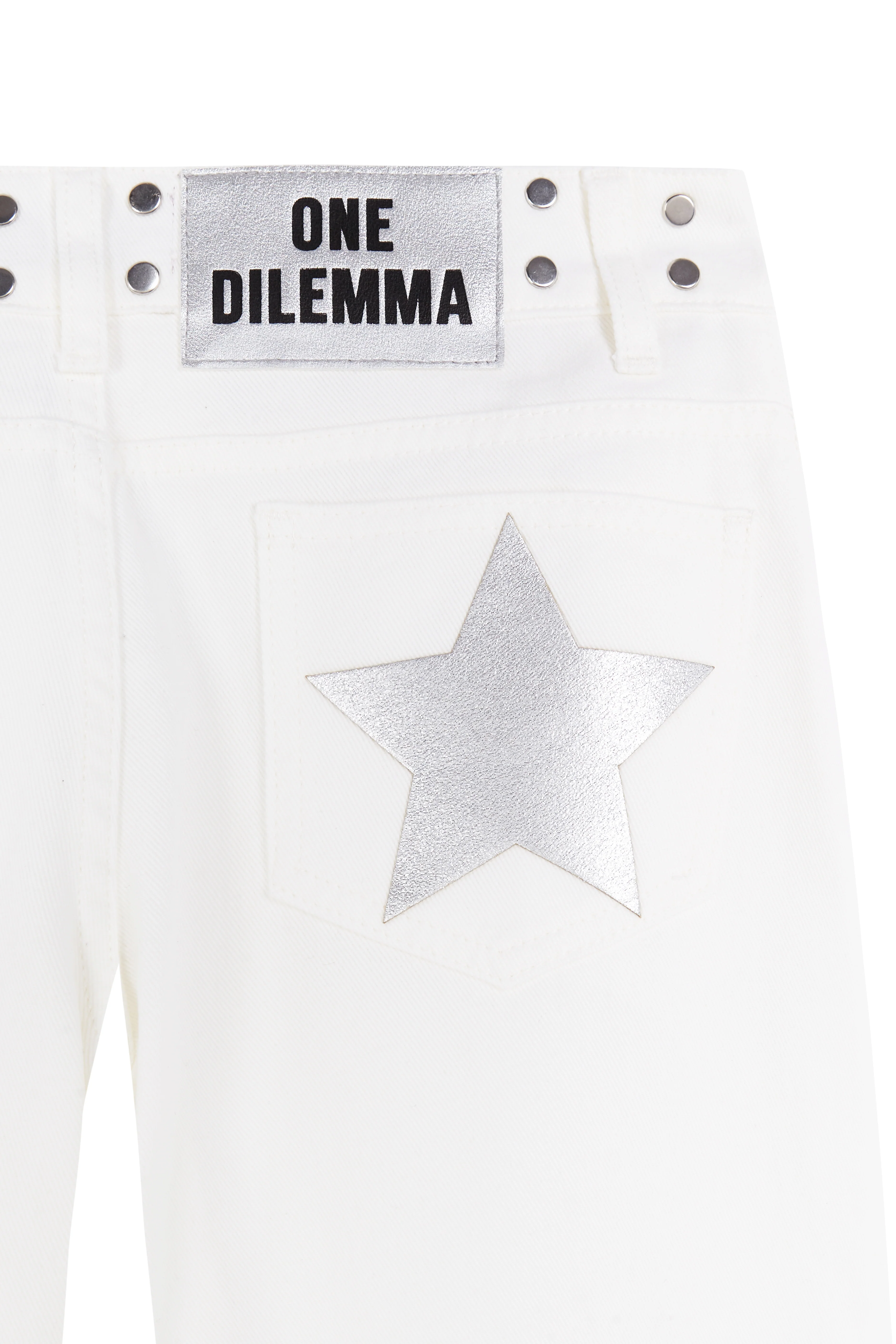 WHITE BALLOON JEANS - Image 4