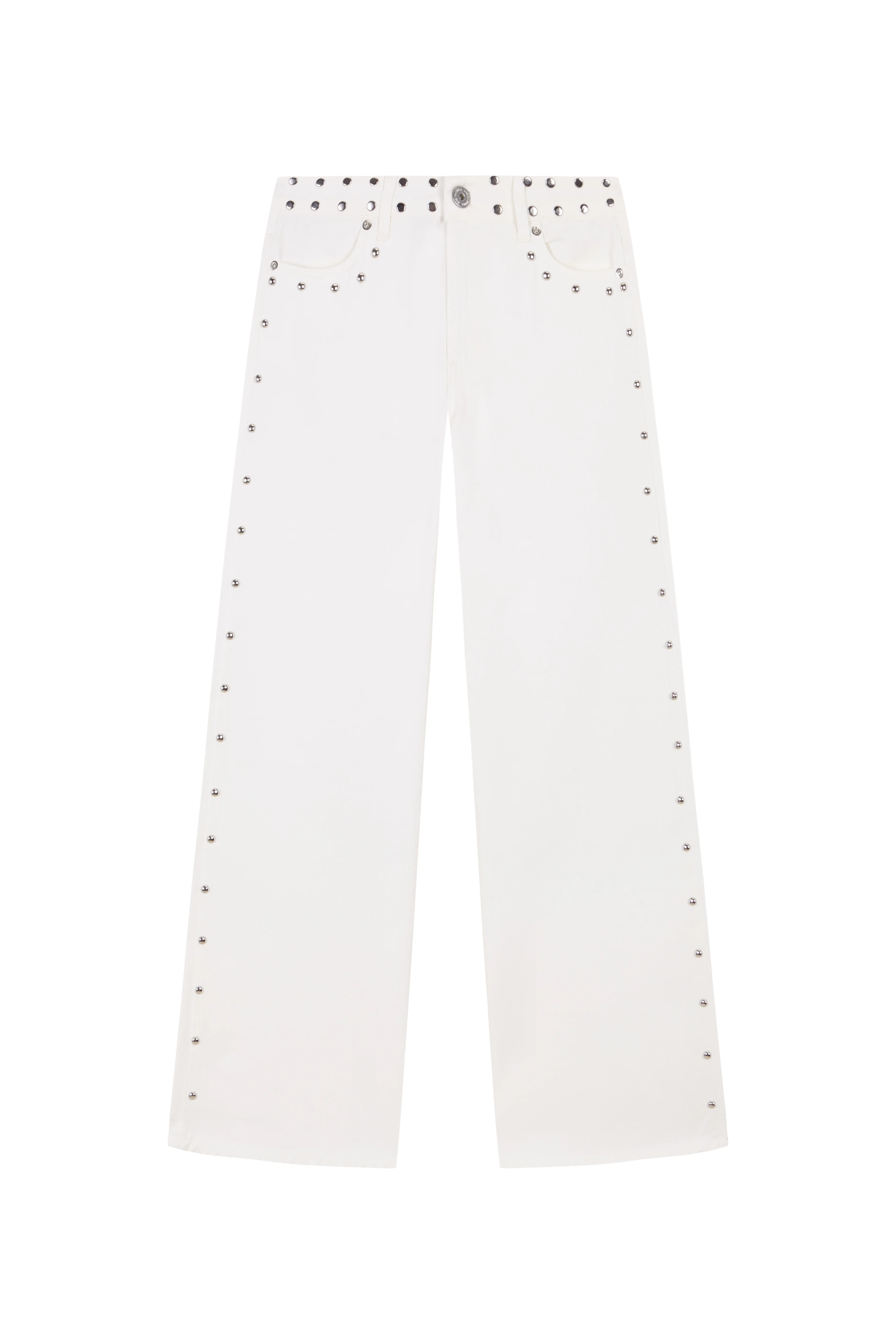 WHITE JEANS SHINY STAR - Image 4